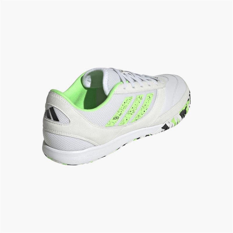 adidas Herren - Top Sala Competition 2 IN Hallenfußballschuhe - Cloud White/Limettenburst/Core Schwarz - Bild 3