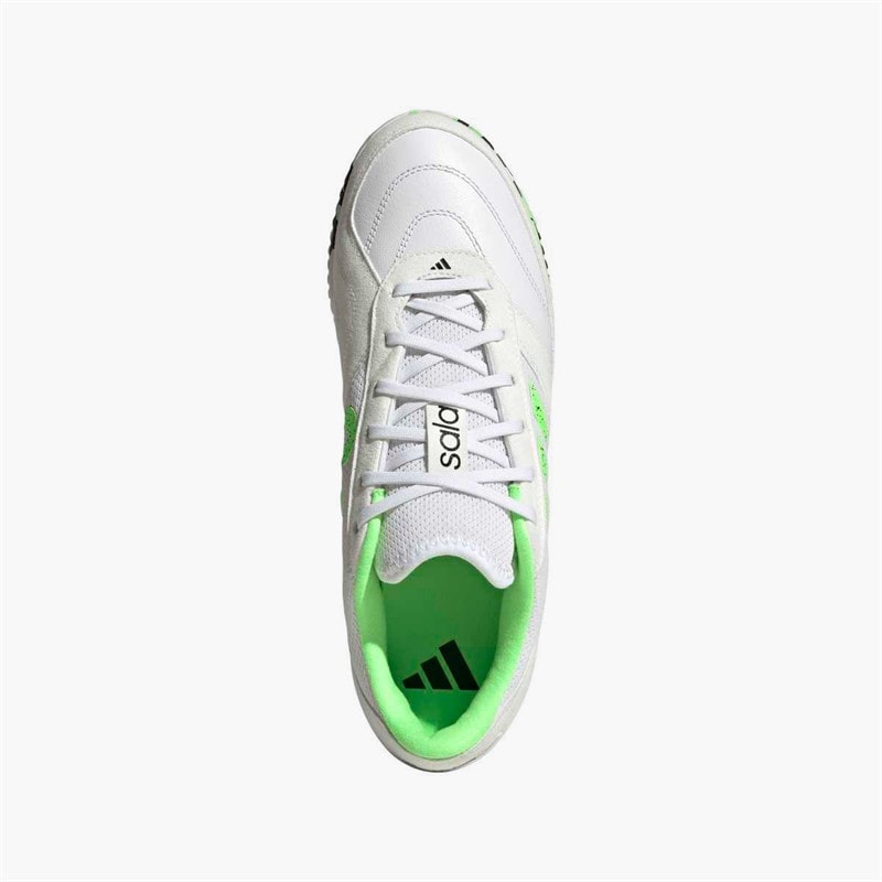 adidas Herren - Top Sala Competition 2 IN Hallenfußballschuhe - Cloud White/Limettenburst/Core Schwarz - Bild 4