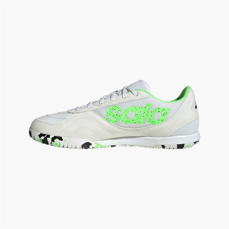 adidas Herren - Top Sala Competition 2 IN Hallenfußballschuhe - Cloud White/Limettenburst/Core Schwarz - Bild 5