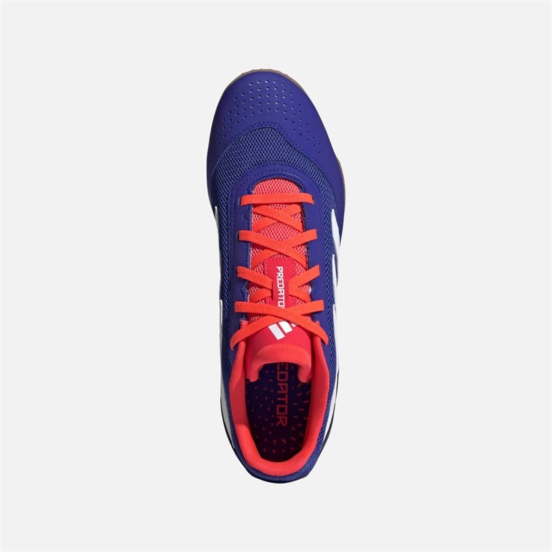 adidas Mężczyźni buty piłkarskie predator club in sala halowe - Cloud White/Lucid Blue/Solar Red – zdjęcie  4