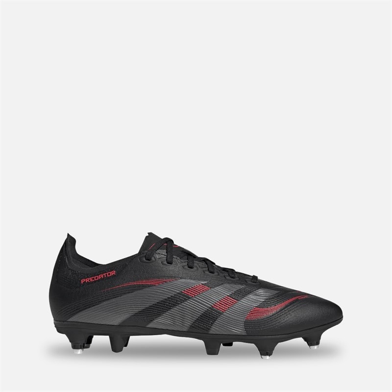 Mężczyźni buty piłkarskie predator league sg do gry na miękkim terenie Core Black/Grey Four/Lucid Red – zdjęcie  1