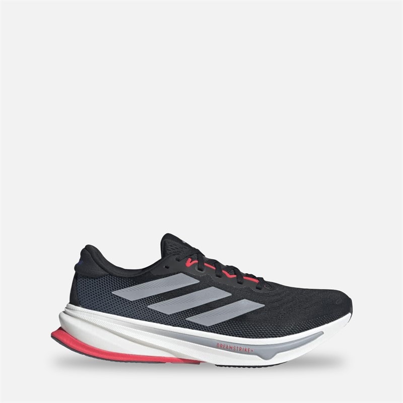 adidas Mężczyźni buty do biegania supernova rise 2 neutral - Core Black/Halo Silver/Lucid Red
