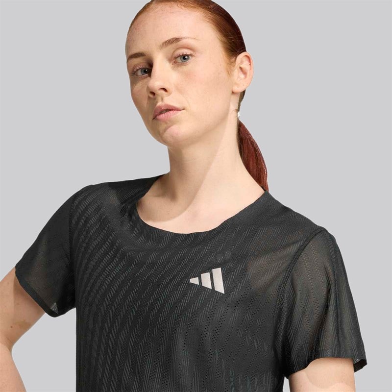 adidas Damen - Adi365 Climacool+ Laufshirt - Schwarz/Grey Six - Bild 3