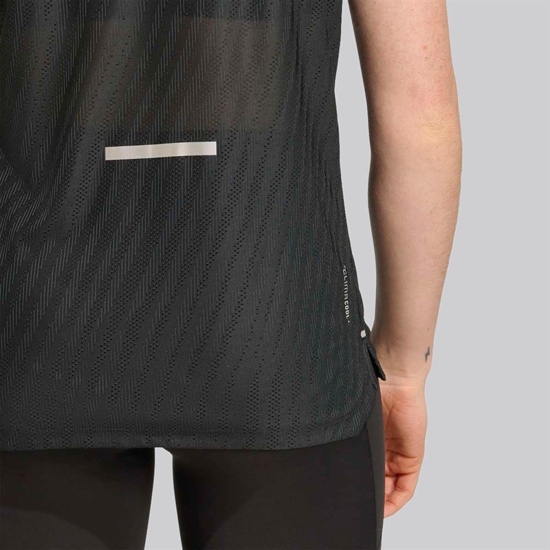 adidas Damen - Adi365 Climacool+ Laufshirt - Schwarz/Grey Six - Bild 4