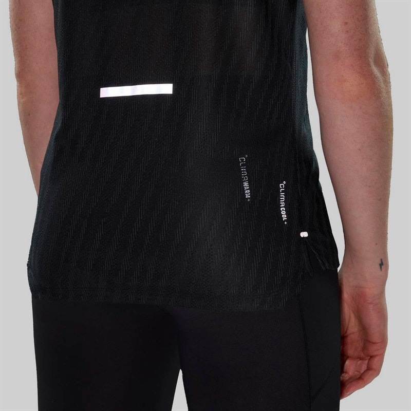 adidas Damen - Adi365 Climacool+ Laufshirt - Schwarz/Grey Six - Bild 5