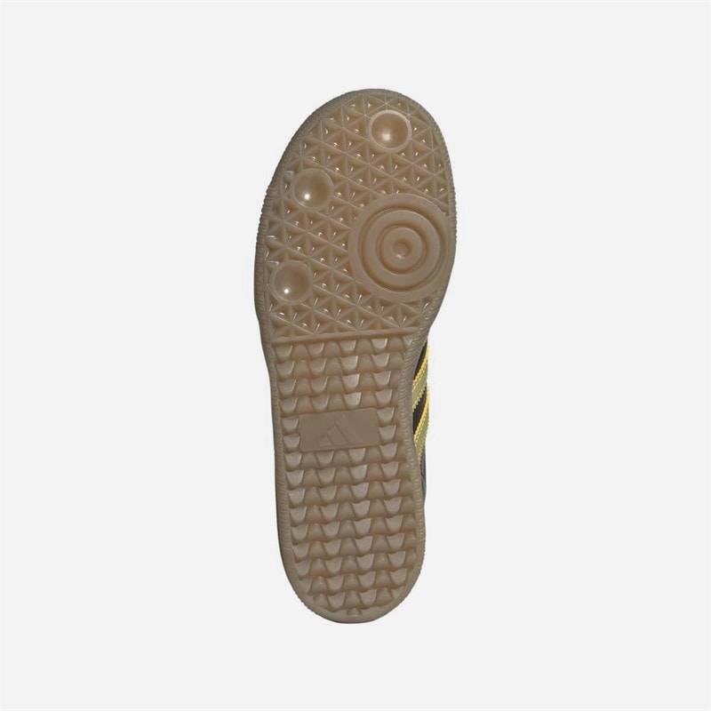 adidas Kinderen samba messi in indoor voetbalschoenen - Core Zwart/Gold Metallic/Gum - Afbeelding 2