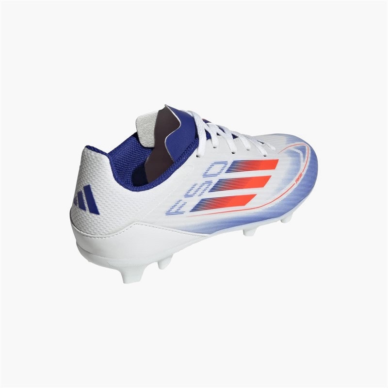 Junior - F50 League Advancement Pack FG/MG Fußballschuhe für Feste/Mehrere Böden Cloud White/Solar Red/Hellblau - Bild 3