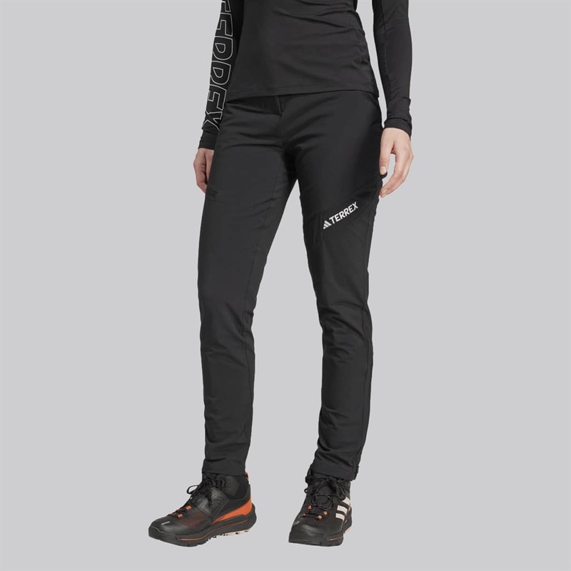 Damen - Terrex Techrock Gebürstete Softshell-Trainingshose Schwarz - Bild 1