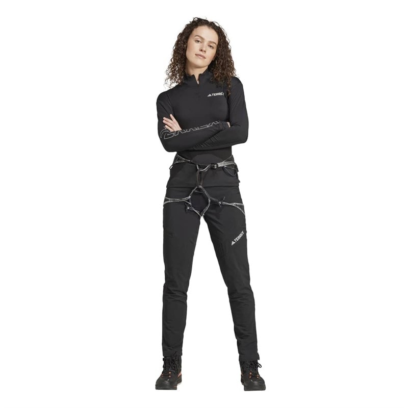 Damen - Terrex Techrock Gebürstete Softshell-Trainingshose Schwarz - Bild 4