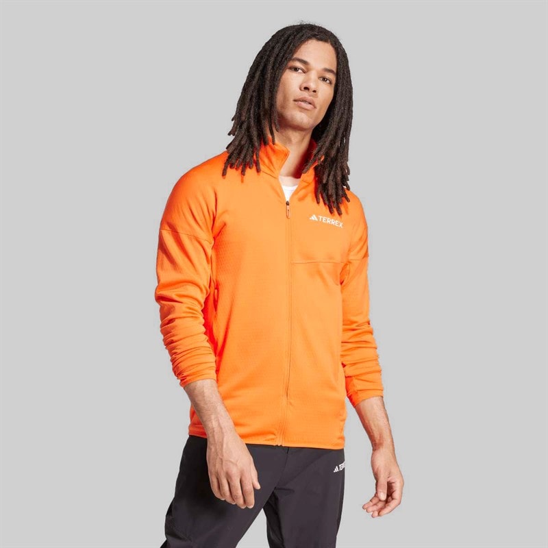 Veste polaire zippée intégrale Climawarm Terrex Xperior hommes Semi Impact Orange - Image 4
