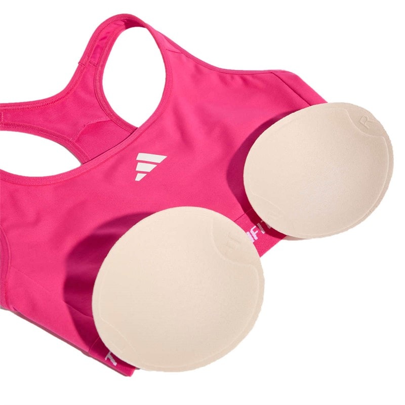 Damskie sportowy biustonosz techfit o średnim wsparciu Real Magenta – zdjęcie  3