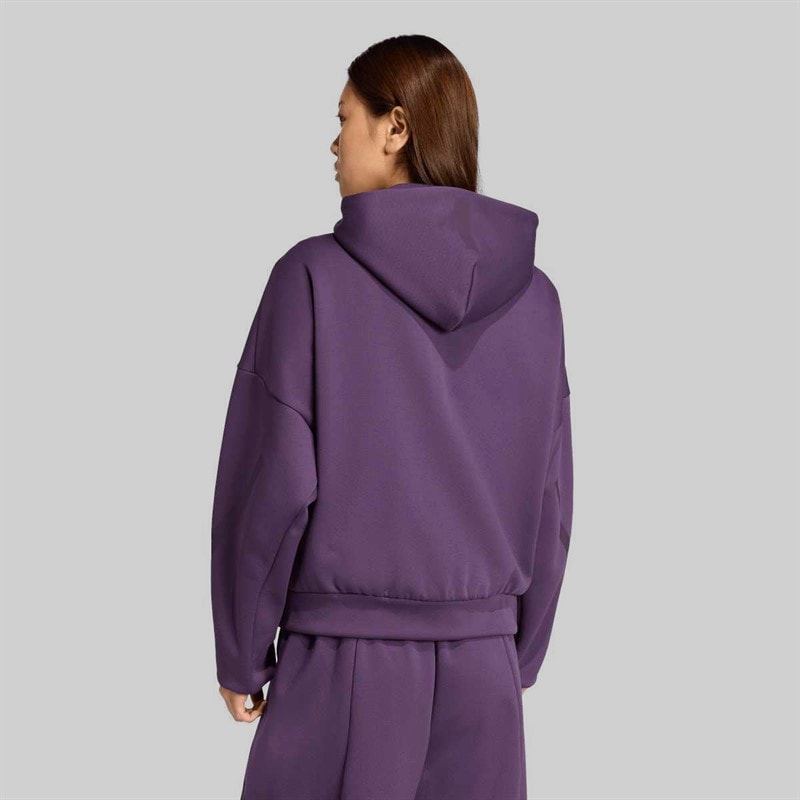 Dames z.n.e full zip hoodie Aurora Plum - Afbeelding 2