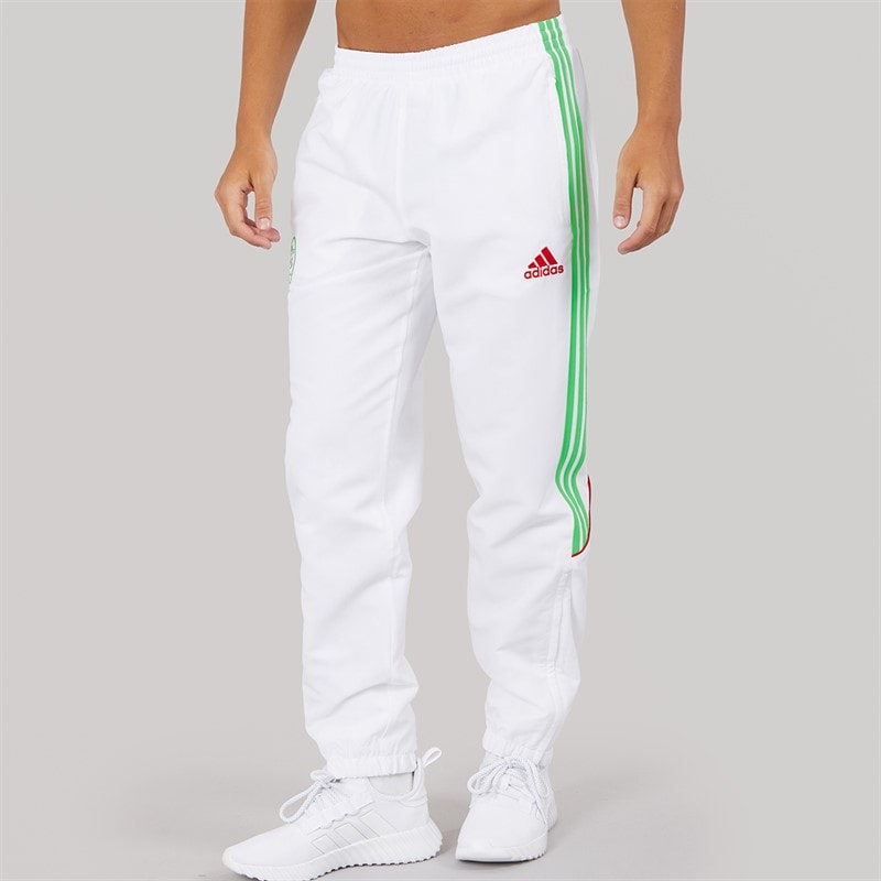 adidas Mężczyźni spodnie dresowe FAF Algeria - Biały – zdjęcie  2