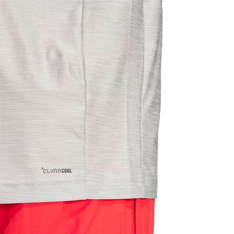 Herren - Train Essentials Stretch Langarmshirt Mittelgrau Heather - Bild 5