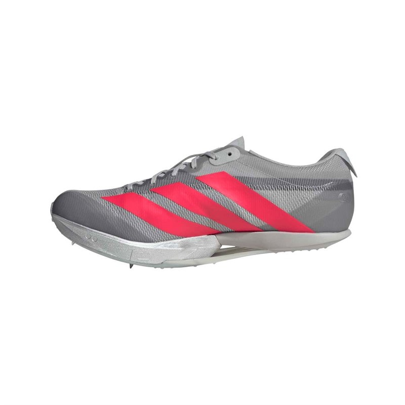 Adizero prime sp4 kolce do biegania na bieżni sprint Szary Two/Lucid Red/Silver Metallic – zdjęcie  5