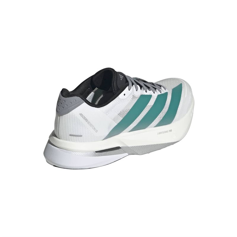 Chaussures de course neutres Adizero Boston 13 EQT Lightstrike Pro femmes Cloud White/Pure Teal/Gris - Image 3
