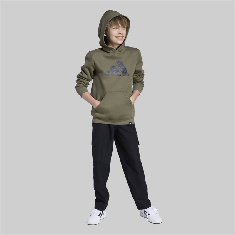 Junior Jongens camo graphic hoodie Olive Strata - Afbeelding 4