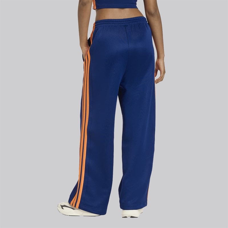 Dames stadium 3-stripes trainingsbroek Donkerblauw/Pure Orange/Off White - Afbeelding 2