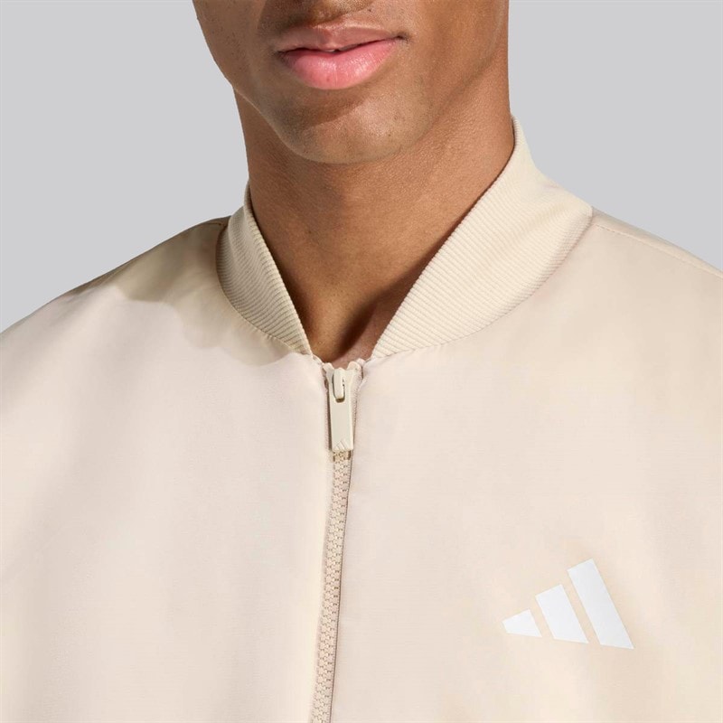 adidas Herren - Stadium Bomberjacke - Crystal Linen - Bild 3