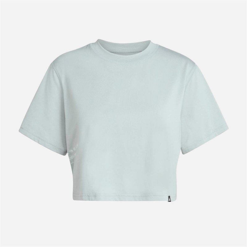 adidas Dames climacool power training t-shirt met opdruk - Wonder Sage