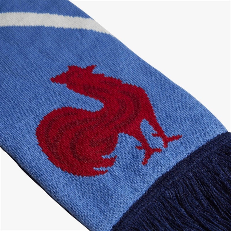 FFR France rugby sjaal Donkerblauw/Focus Blue - Afbeelding 2