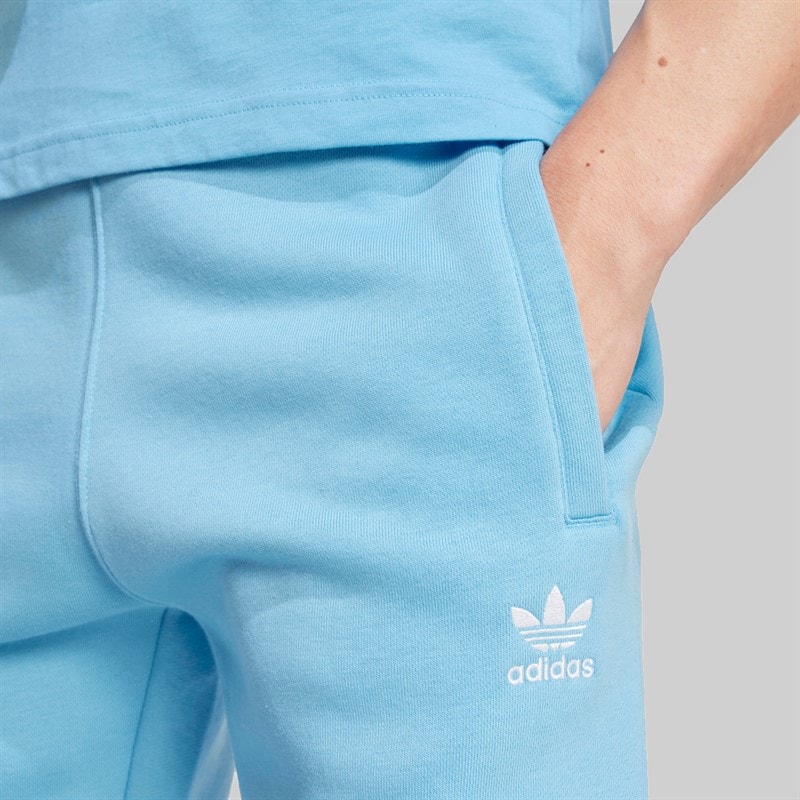 Heren trefoil essentials french terry joggers Lichtblauw - Afbeelding 3