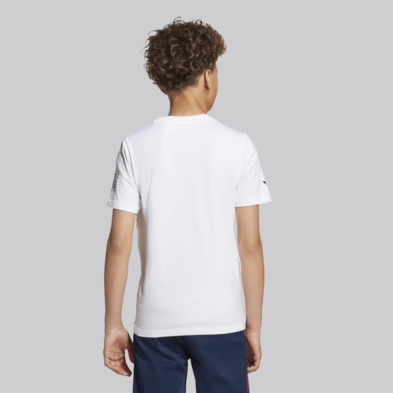 Junior Jongens t-shirt met opdruk Wit - Afbeelding 2