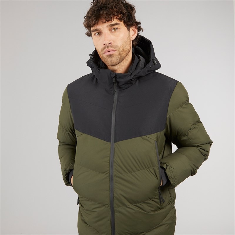 Herren - Lebron Kurze Jacke Olive Green - Bild 3
