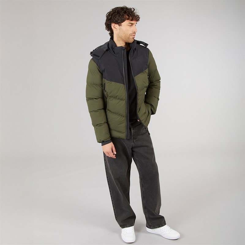 Herren - Lebron Kurze Jacke Olive Green - Bild 4