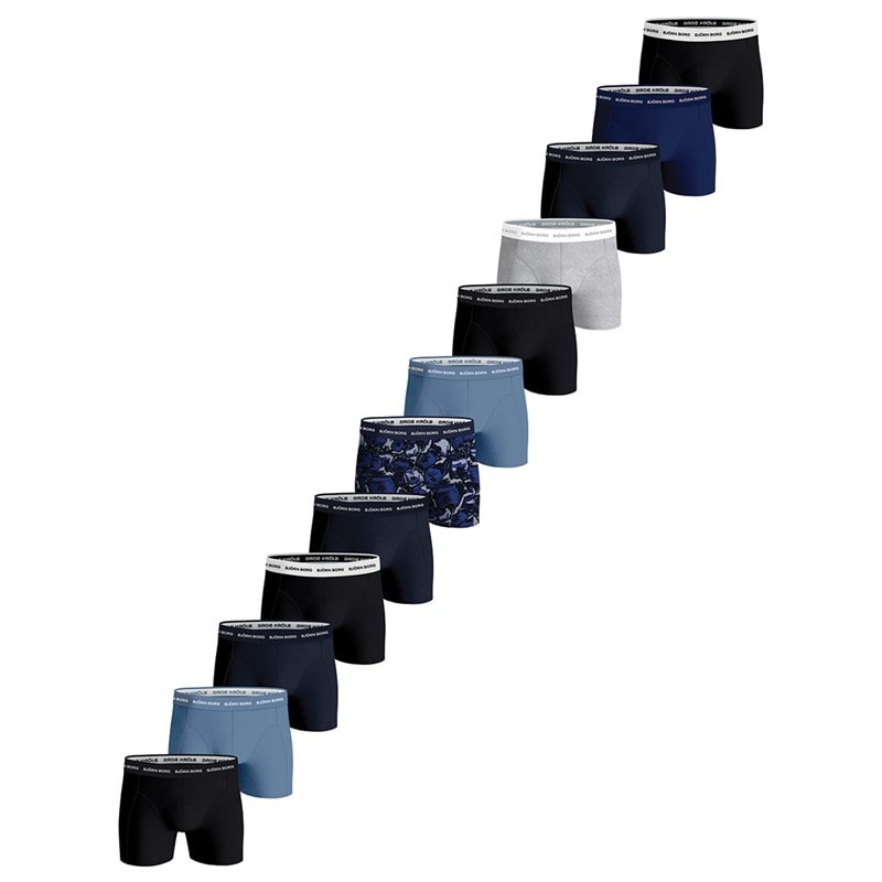 Mężczyźni bawełniane bokserki stretch, 12 sztuk Multipack 3 – zdjęcie  1