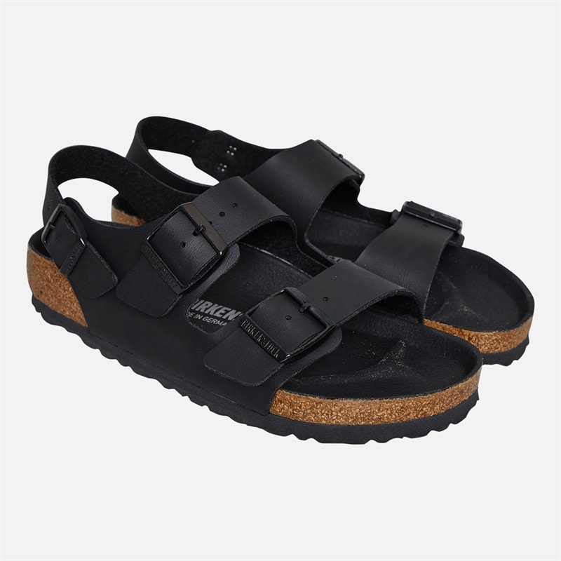 Damen - Milano Knöchelriemen-Sandalen Triple Black - Bild 2