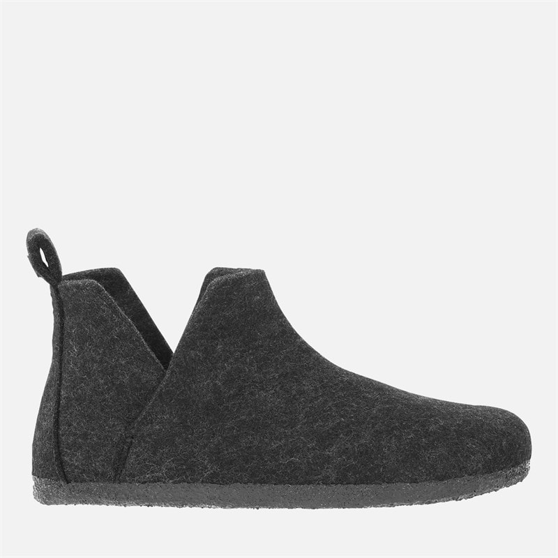 Birkenstock Chaussons en laine Andermatt - Anthracite