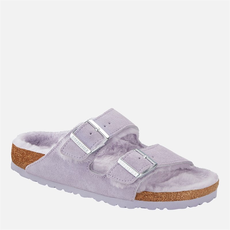 Damen - Arizona Gefütterte Sandalen Mit Doppelriemen Lila - Bild 2