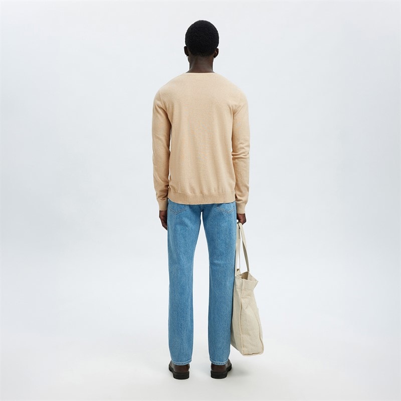 Pull à col rond Berg hommes Oatmeal - Image 3