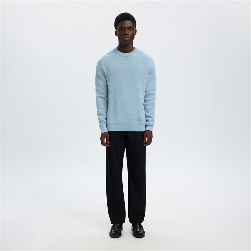 Pull col rond Dane hommes Bleu poussiéreux - Image 2