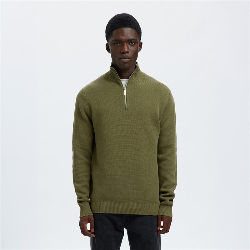 Mężczyźni sweter dane Deep Lichen Green – zdjęcie  1