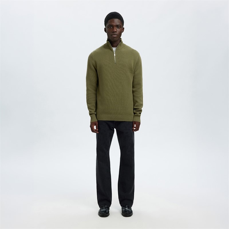 Mężczyźni sweter dane Deep Lichen Green – zdjęcie  2