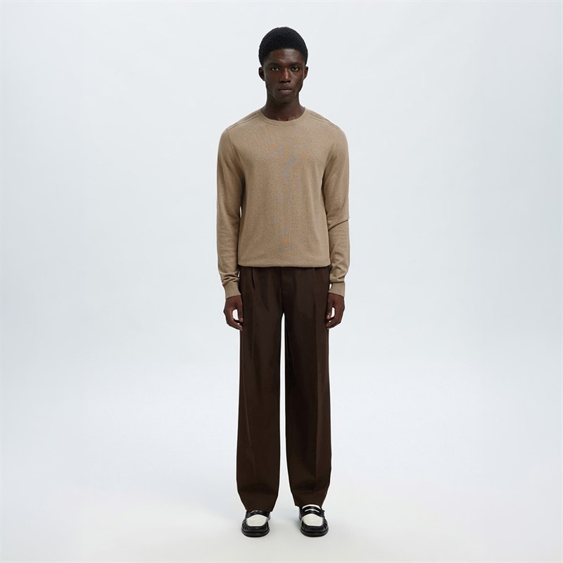 Pull à col rond Berg hommes Savannah Tan - Image 2
