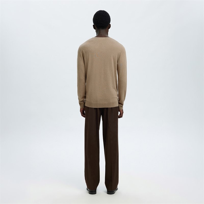 Pull à col rond Berg hommes Savannah Tan - Image 3