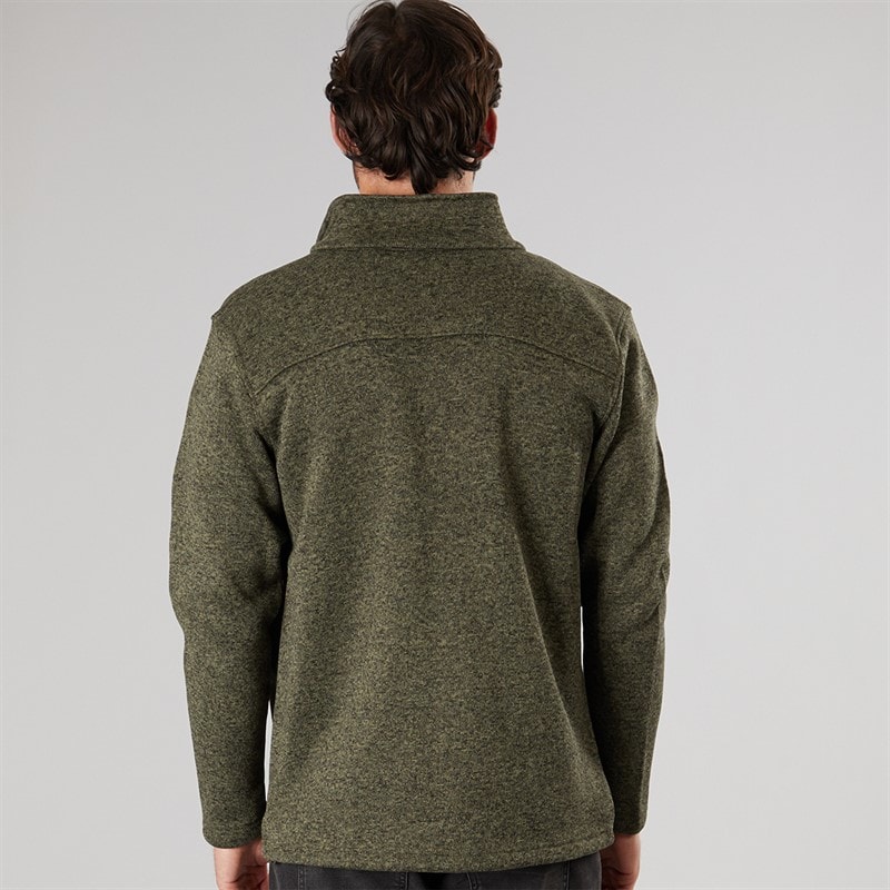 Veste polaire plate hommes Dusty Olive - Image 2