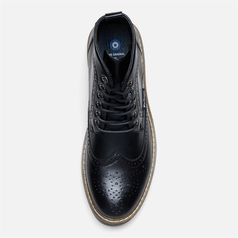 Herren - Templeton Brogue-Stiefel Schwarz - Bild 3