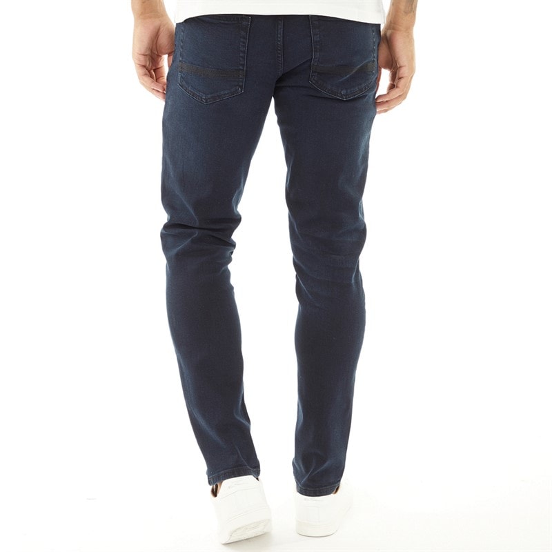 Herren - Slim Fit Jeans Dark Blue Stonewash - Bild 2