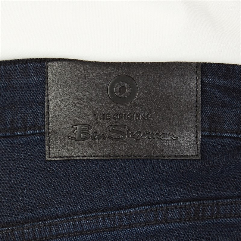 Herren - Slim Fit Jeans Dark Blue Stonewash - Bild 3