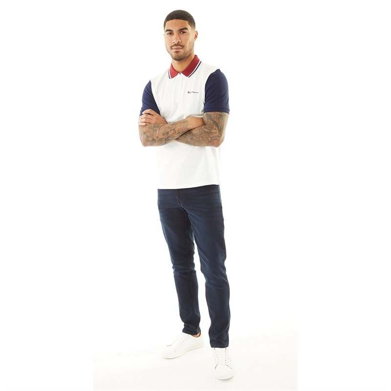Herren - Slim Fit Jeans Dark Blue Stonewash - Bild 4