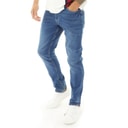 Herren - Slim Fit Jeans Navy Overdye