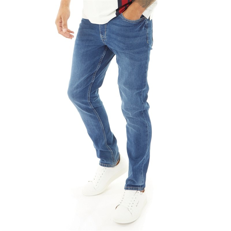 Jean slim hommes Navy Overdye - Image 1