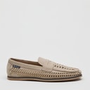 Heren miami geweven deckschoenen Sand