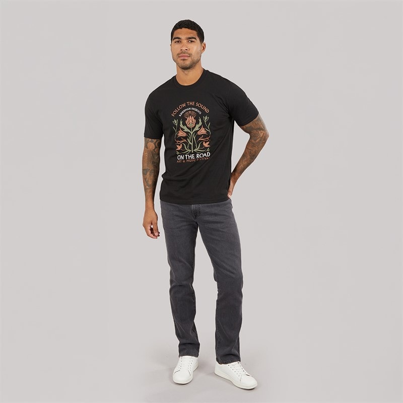 T-shirt festival hommes Noir - Image 3