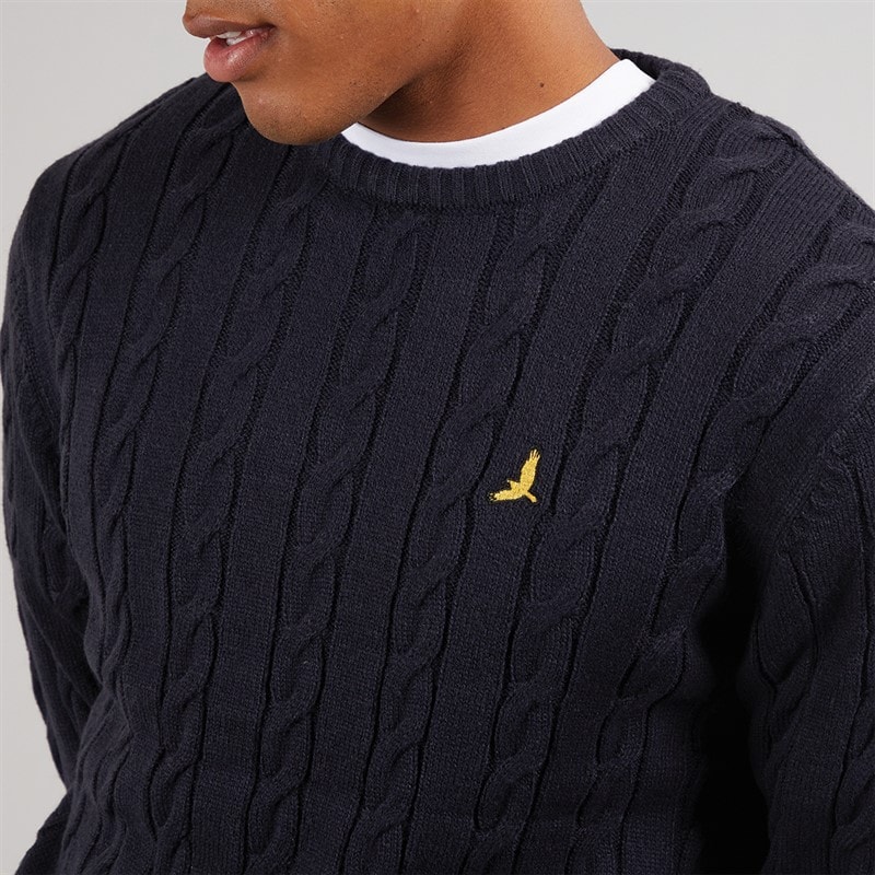 Pull col rond alliance hommes French Navy - Image 3