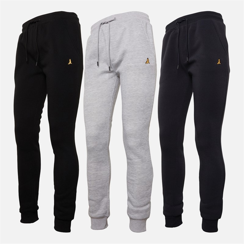 Joggers Clinton trois pièces hommes Noir/Gris/Marine - Image 1